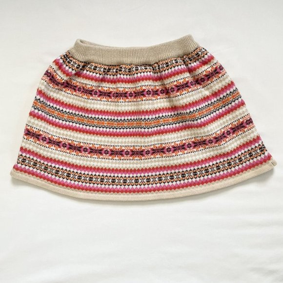 Oshkosh Sweater Striped Sparkly Holiday Skirt Kids Size 4 - Picture 10 of 11